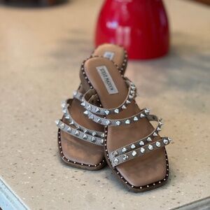 Steve Madden studded sandals.  Size 7.5